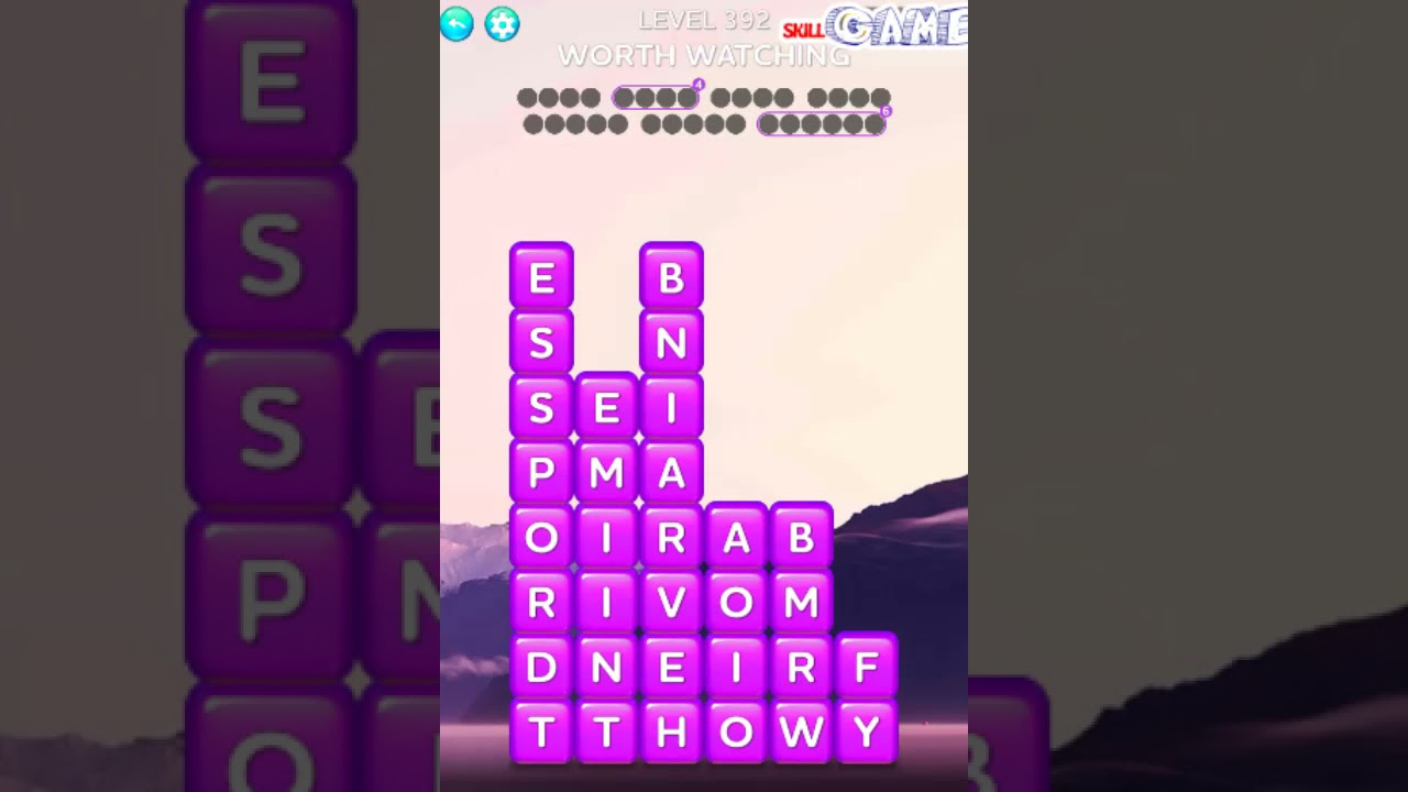Word Cubes Level 381 - 400 Walkthrough