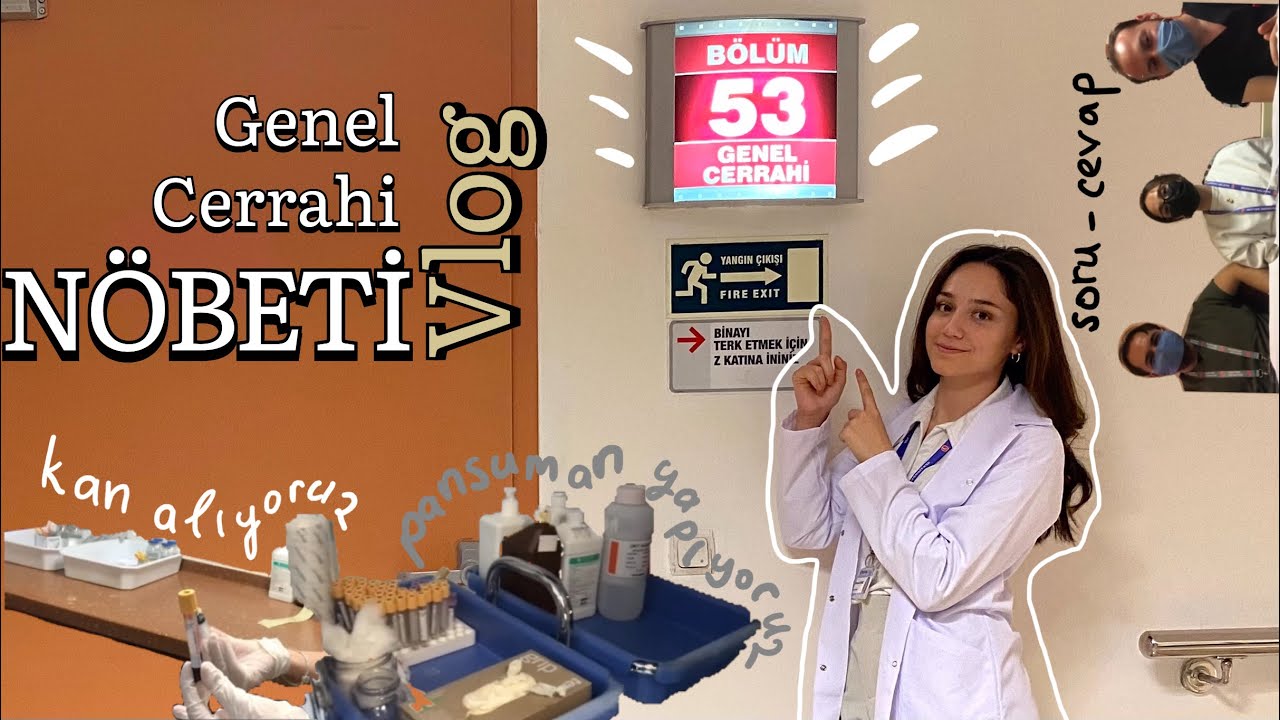 Hacettepe Tıp Genel Cerrahi Nöbeti Vlog | Staj Günlükleri 4 #tıpfakültesi #staj #vlog