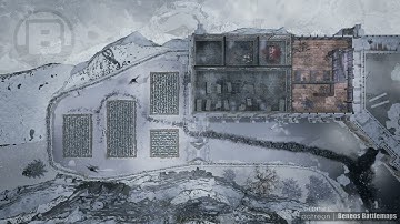 Abbey of St. Markovia 2F East | Battlemap Demo | Curse of Strahd | Beneos Animated RPG Maps