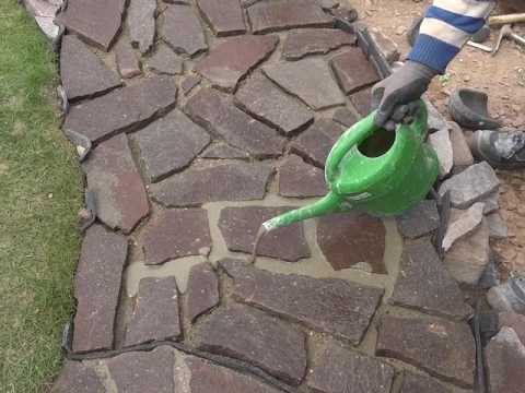 Natursteinmauer selber bauen