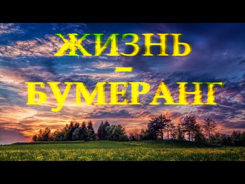 Стих с глубоким смыслом 'Жизнь - бумеранг' Олег Гаврилюк Читает Леонид Юдин