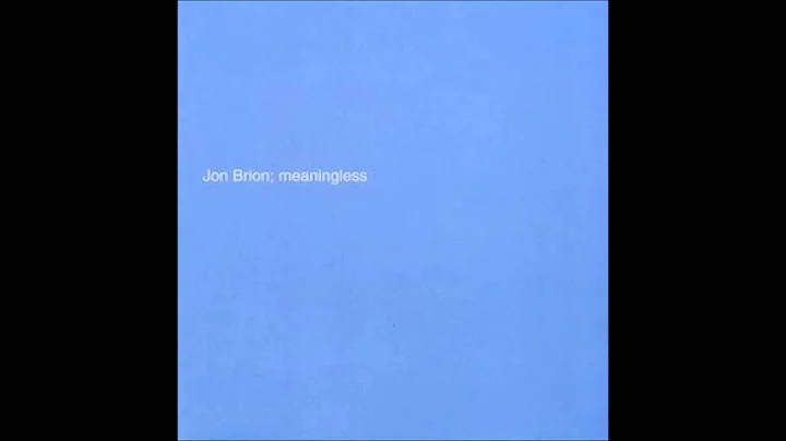 Jon Brion - Meaningless [2001 Full Album]