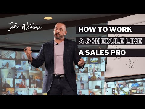 How to Work a Schedule like a Sales Pro