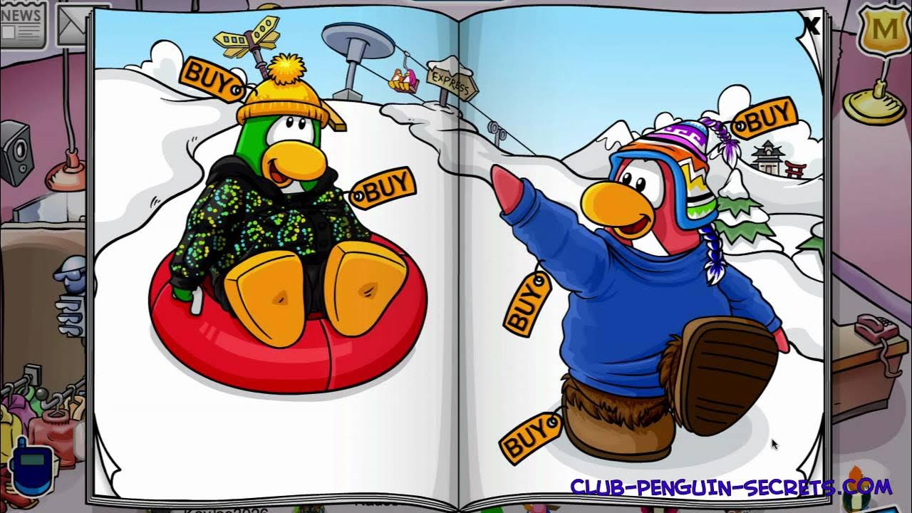 Club Penguin Clothing Catalog Cheats for November 2009 YouTube