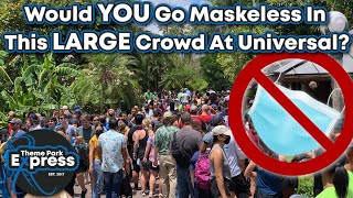 لا مزيد من الكمامات في استوديوهات يونيفرسال؟! اليوم الأول لتطبيق قواعد الكمامات الجديدة في "جزر ا... screenshot 4