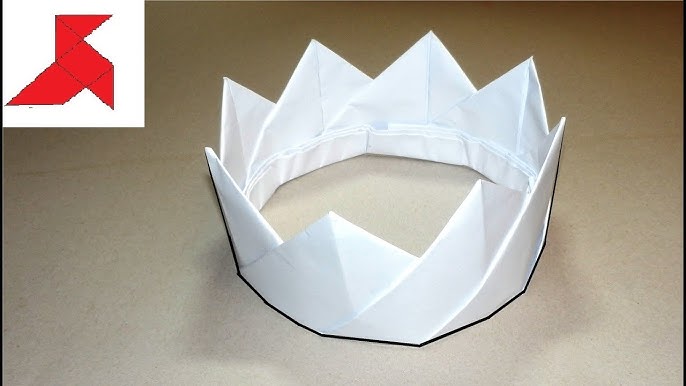 Как сделать из бумаги корону
