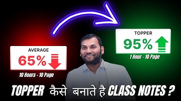 How Toppers Make Notes for Exams ✍️ | Secret Note-Making Strategy for Success in Studies