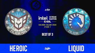 Liquid vs. HEROIC | BO3 | IEM Cologne Major 2026 Stage 1 | VOD | 🎙КРИВОЙ ЭФИР
