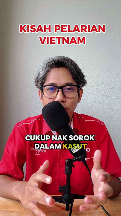 Dulu emas selamatkan nyawa pelarian Vietnam. Hari ni, kita simpan emas sebab kita sedia #sirujang