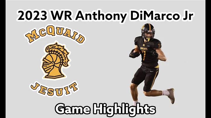 2023 WR/DB Anthony DiMarco Jr - Game Highlights - ...