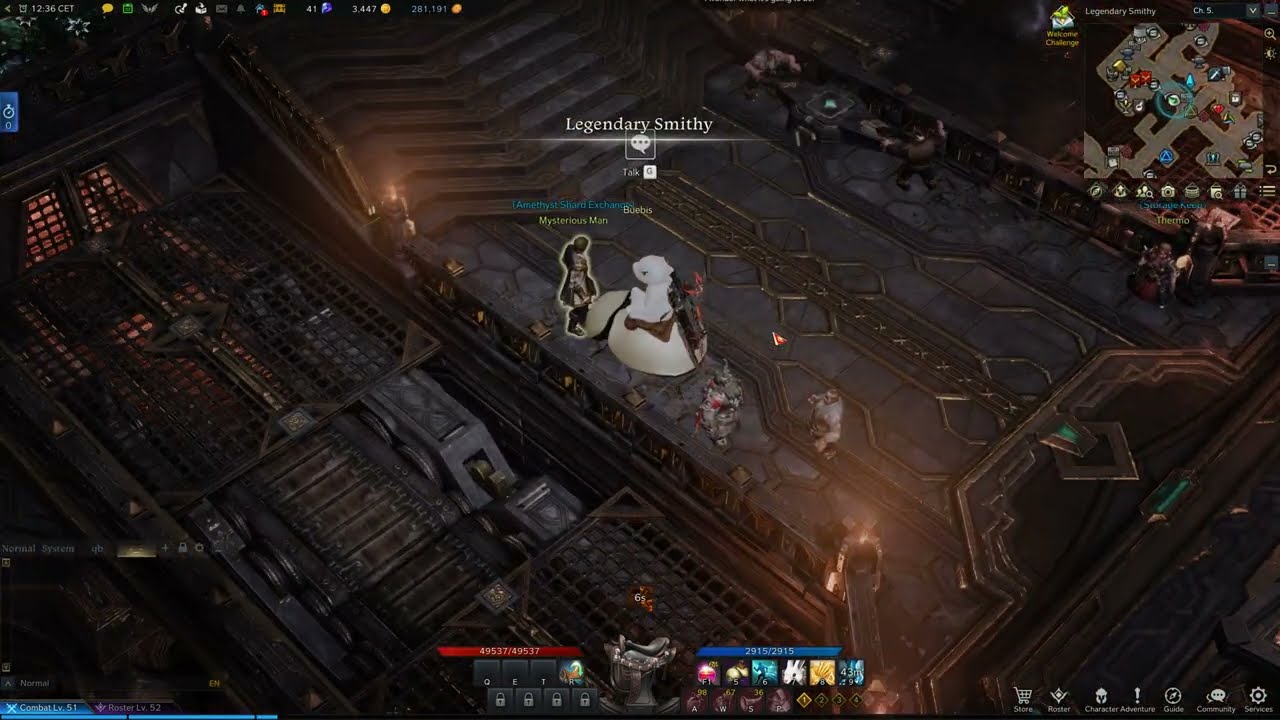 Yorn, Great Castle Amethyst Shard Exchange NPC Location, Lost Ark YouTube