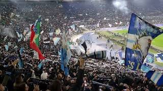 SS Lazio - AS Roma, Coppa Italia, 10/01/2024, Ultras Lazio, Curva Nord, Distinti Nord Ovest...⚽️📢🇮🇹