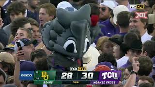 No. 12 Baylor vs TCU Football Highlights