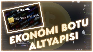 DİSCORD GELİŞMİŞ EKONOMİ BOTU ALTYAPISI V14 (RESİMLİ)