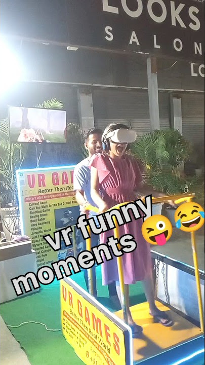 Momen-momen VR yang lucu 😁🤣 #rollercoaster #lucu #vrfails