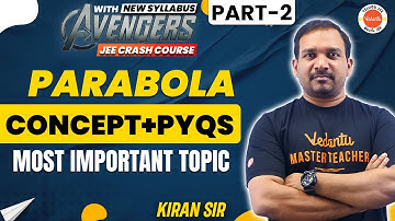 PARABOLA Class 11 | Part 2 | SHORTCUTS+PYQs | MOST IMPORTANT TOPIC | JEE 2024 | JEE 2025 | Kiran Sir