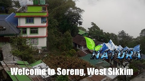 Soreng, West Sikkim a picturesque village.