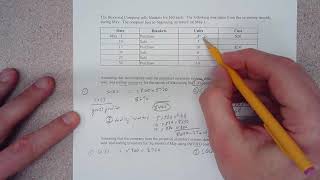 Gross Profit, cost of goods sold and ending inventory FIFO Gross Profit, cost of goods sold and ending inventory FIFO