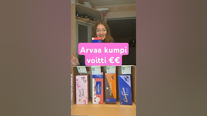 Meni hyvin! Kumpi voitti € #elinasofia #challenge #haaste #suklaa