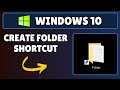 How to Create Folder Shortcut on Desktop on Windows 10 PC or Laptop