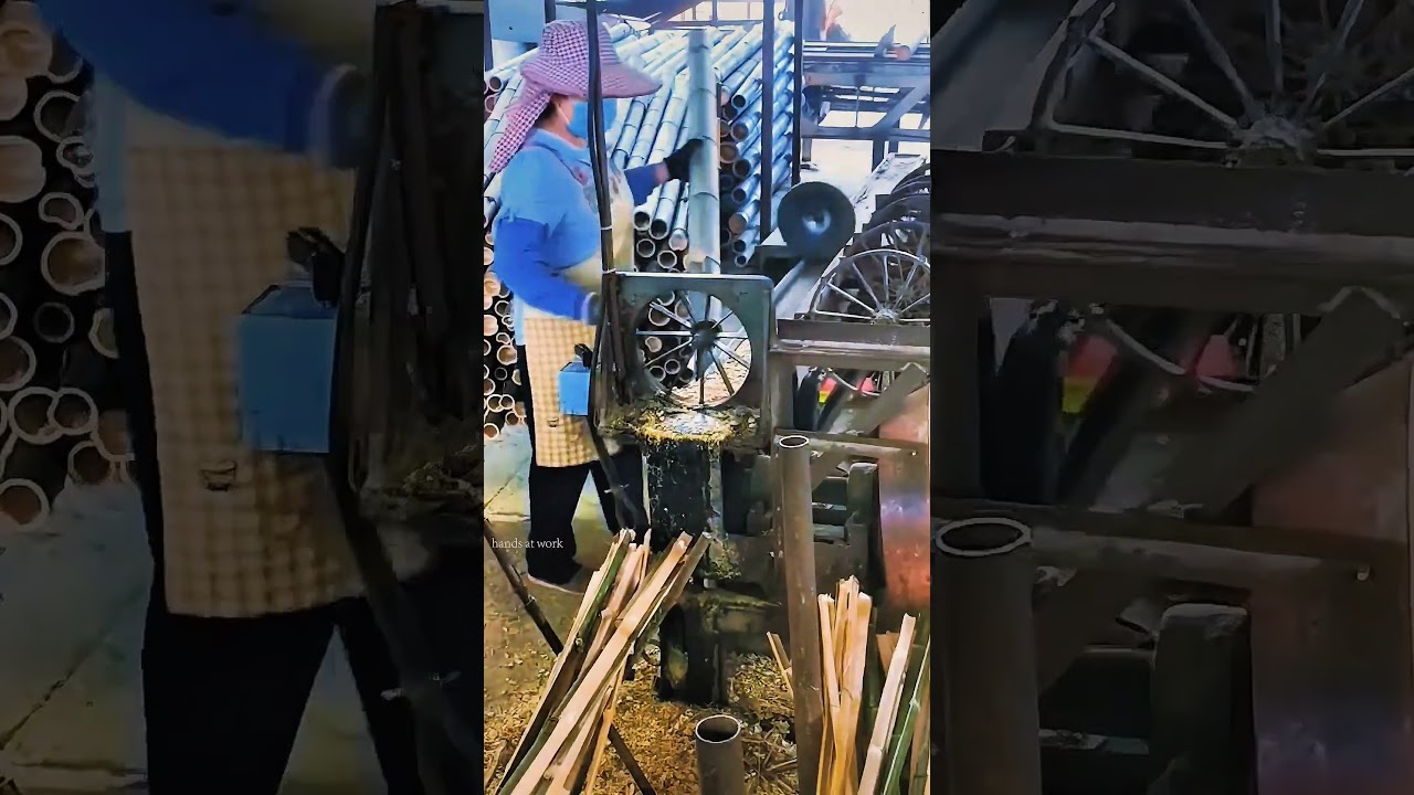 Bamboo strip processing tool, bamboo into strips once put in