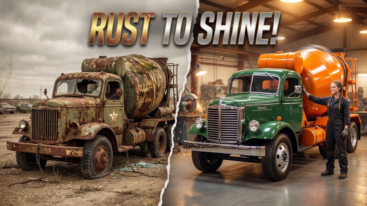 Rusted 1944 Truck Wheels Review | Chassis Restoration ASMR Close-Up