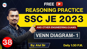 Reasoning For SSC JE 2023 | VENN DIAGRAM- 1 | Reasoning Practice For SSC JE 2023  By Atul Sir