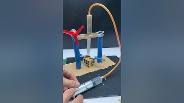 Hydraulic pressure machine project #hydraulic #tech #project #science #experiment #diy #dcmotor #dc