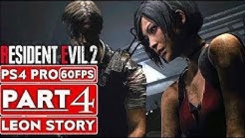 RESIDENT EVIL 2 REMAKE Gameplay Walkthrough Part 4 Leon Story [PS4] - No Commentary 2019