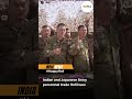 Indian and Japanese Army personnel trade Holi hues in celebration of friendship