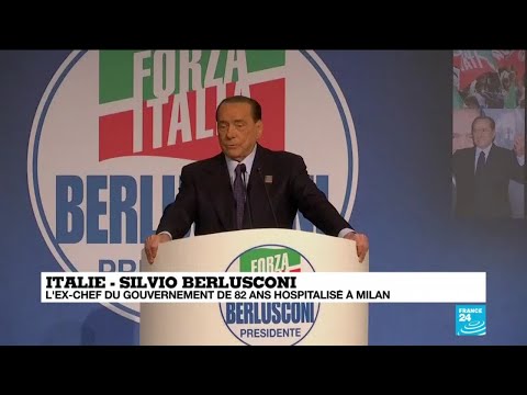 L'ex-chef du gouvernement italien Silvio Berlusconi hospitalisé à Milan L'ex-chef du gouvernement italien Silvio Berlusconi hospitalisé à Milan