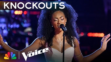 Trinity Locks Her Spot in the Playoffs with Incredible High Note | The Voice Knockouts | NBC