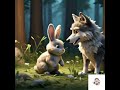 The Clever Rabbit and the Greedy Wolf | Moral Story | Kids Fun #moralstories
