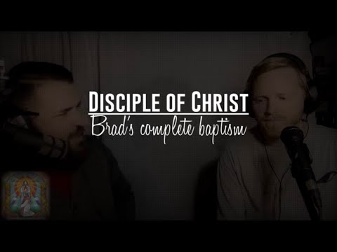 Brad's baptism of fire and of the Holy Ghost