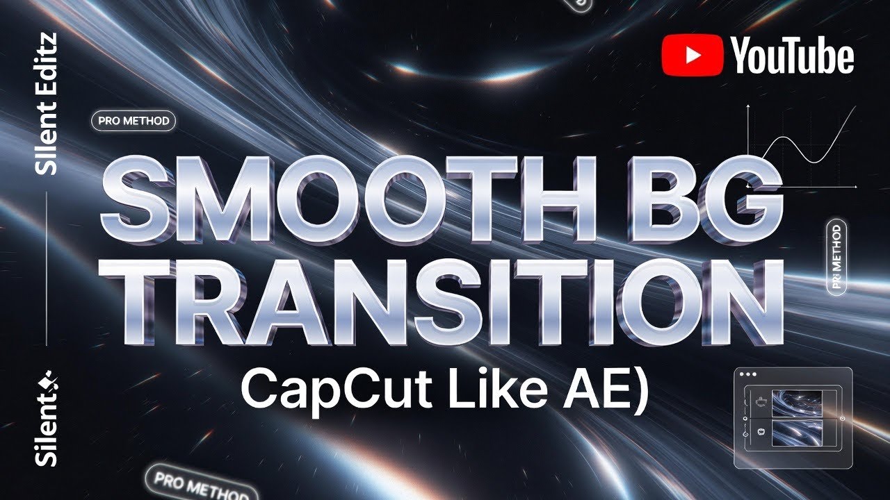 Make Your Edits PRO 🔥 CapCut Background Transition Tutorial - YouTube