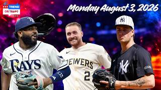 "Trend or Trap?" Episode 88 | MLB Best Bets for Monday August 3, 2026