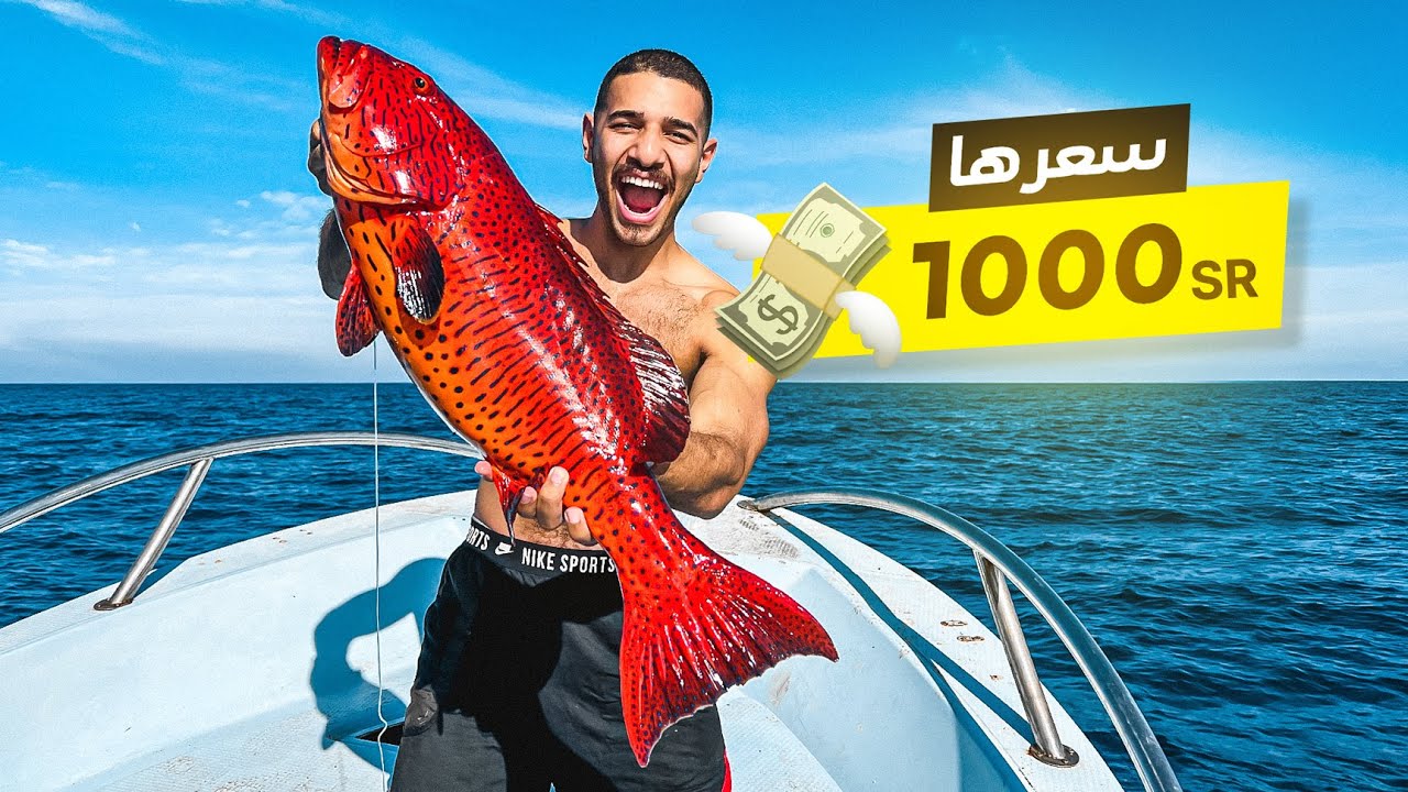 تحدي صيد أغلى سمكة في البحر الأحمر 💸| صدمني سعرها !🤑