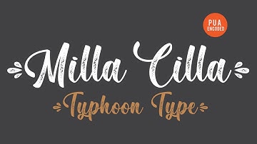 How to get " Splash " & Alternate Glyphs on Milla Cilla font with Illustrator (PUA encoded)