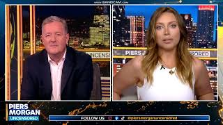 you tube, piers morgan uncensored, ava louise lockner, only fans model holds her big boobs up with h