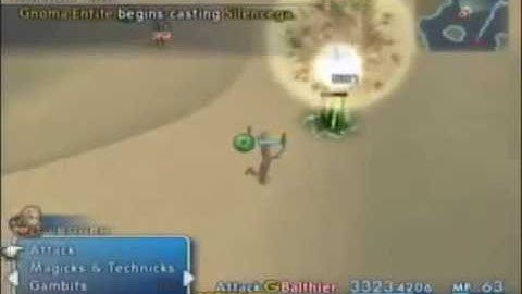 FF12 - Tough Battle with gnoma entite and inferior abilities