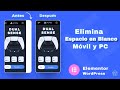 Cómo eliminar el espacio Blanco que se forma a la derecha de una Pagina Web - Elementor y WordPress