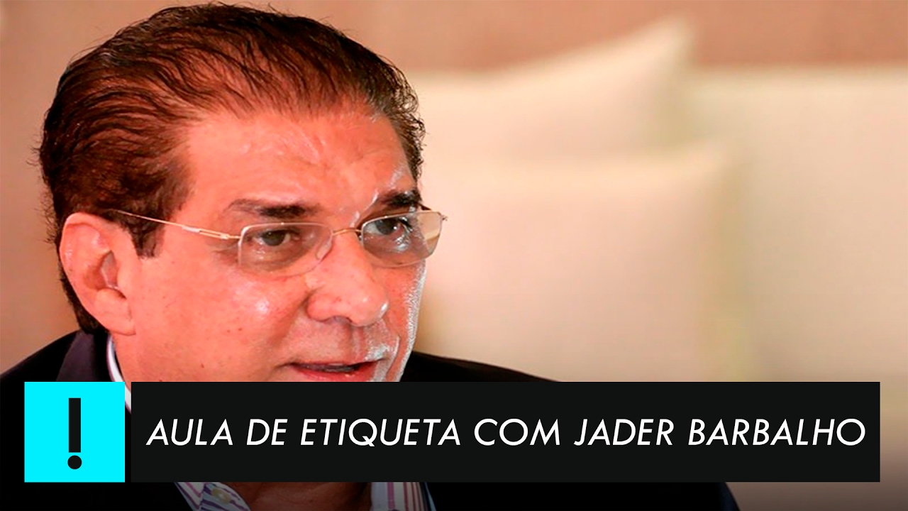 Uma aula de etiqueta com Jader Barbalho