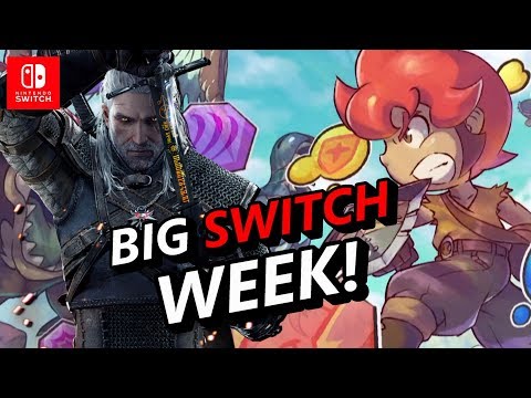 Nintendo Switch BIG Upcoming Games! - Little Town Hero, Witcher 3 & Overwatch! New Info + Gameplay