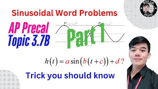 AP Precalculus | Topic 3.7B | Unlock the Power of Sinusoidal Function Context and Data Modeling