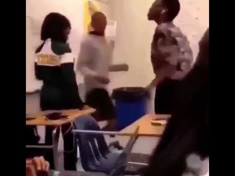 girl shouting at another girl, "you talk SO MUCH! SO MUCH... with this fuck ass BOB".
