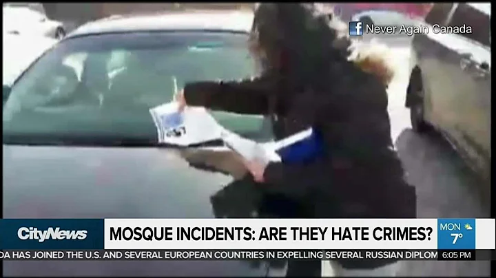 Were alleged incidents targeting mosques hate crimes?