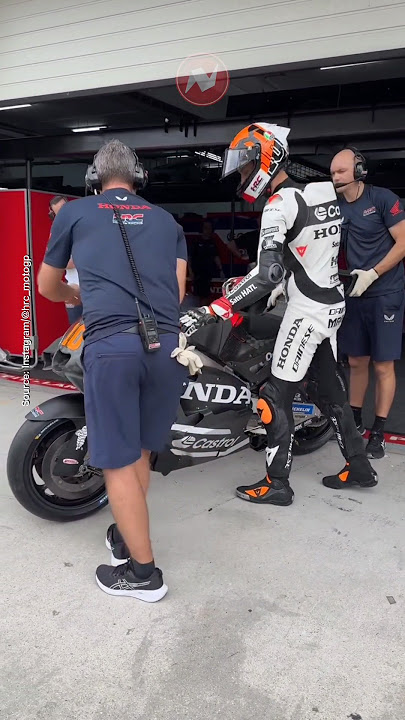 Luca Marini Tests the Honda RC213V at the Sepang Circuit | #sepangtest #lucamarini #motogp