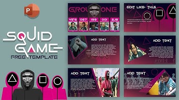 Squid Game Powerpoint Template | Aesthetic PowerPoint Presentation | FREE TEMPLATE | 1