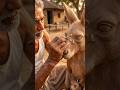 Handmade Wood Carving of Kangaroo | Heart Touching Art 😢 #woodart #shorts #viral