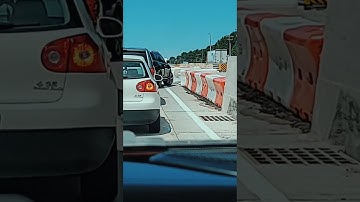 Impatient Man Moves Highway Barrier || ViralHog